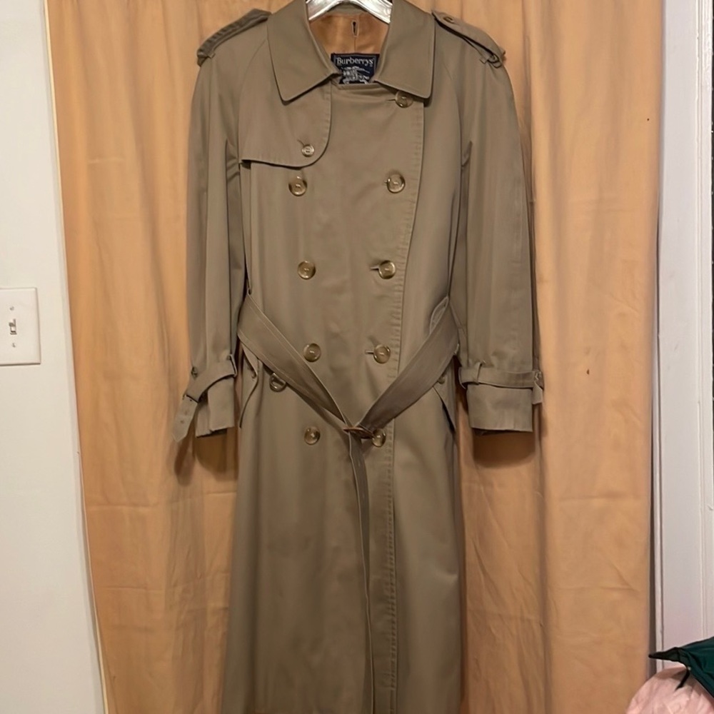 Vintage Burberry Double Breasted Men’s Trench Coat